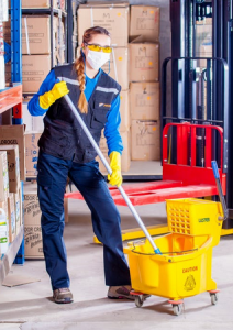 trained cleaning service